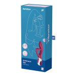 Satisfyer Embrace Me – podwójny model silikonowy z elastycznym uchwytem, 2 silniki