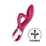 Satisfyer Embrace Me – podwójny model silikonowy z elastycznym uchwytem, 2 silniki