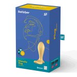 Satisfyer Intensity – silikonowy korek z wibracją Bluetooth, wodoodporny model IPX7