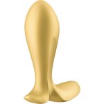Satisfyer Intensity – silikonowy korek z wibracją Bluetooth, wodoodporny model IPX7
