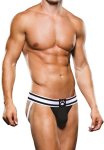 Prowler Jock Strap XS – męski jockstrap, dwukolorowy pas, otwarty tył, logo
