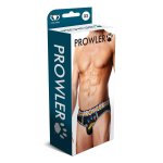 Prowler Figi męskie Progress Pride XS czarne z otwartym tyłem, motyw łapy