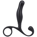 Doc Johnson Prostate Massager czarny, anatomiczny model ABS, kompaktowy rozmiar