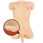 Doc Johnson Natalie Mars – anatomiczny tors ULTRASKYN z podwójną wypustką i funkcją wibracji