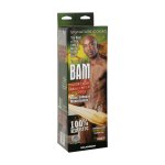 Doc Johnson Bam Model Realistyczny 34 cm – czarny, Sil-A-Gel, przyssawka, anatomiczny