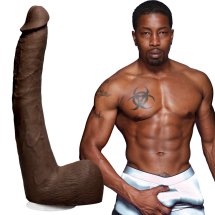 Doc Johnson ULTRASKYN Isiah Maxwell 25 cm – anatomiczny model, podwójna gęstość, naturalny
