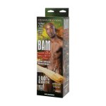 Doc Johnson Bam Model Realistyczny 34 cm – czarny, Sil-A-Gel, przyssawka, anatomiczny