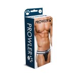 Prowler Jock Strap Męski M czarno-biały, otwarty tył, elastyczny pas z logo