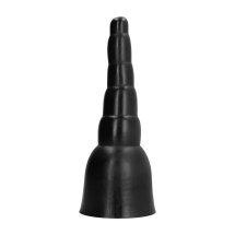 All Black Korek stopniowany 34 cm – Anatomiczny model z elastycznego materiału i wypustkami