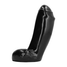 All Black Model 5592 czarny anatomiczny 18 cm – Powierzchnia z żyłkami, minimalistyczny design