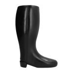 All Black Model 8258 – Forma kalosza 40 cm, czarna, powierzchnia rowkowana PVC