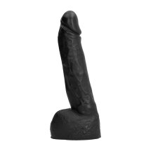 All Black Model AB51 czarny 22 cm, elastyczny model anatomiczny, matowa powierzchnia