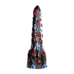 All Black Model AB57 – Stożkowy anatomiczny rożek 34 cm, segmentowa powierzchnia z rowkami