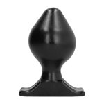 All Black AB19 z żebrowaną powierzchnią – Korek 16 cm, czarny, szeroka podstawa