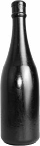 All Black Model AB38 Akcesorium intymne w kształcie butelki 34,5 cm czarny PVC