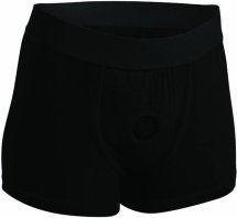 XR Brands Slipki Active Style XXXL z uszczelniającym pierścieniem, czarne, bawełna