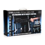 XR Brands Master Series zdalnie sterowana maszyna intymna, adapter Vac-U-Lock, pilot, 4 prędkości