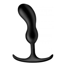 XR Brands Premium silikonowy anatomiczny obciążnik prostaty średni z metalowym rdzeniem