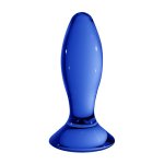 Christalino Follower szklany korek borokrzemianowy niebieski, ergonomiczny, 13 cm