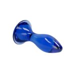 Christalino Follower szklany korek borokrzemianowy niebieski, ergonomiczny, 13 cm