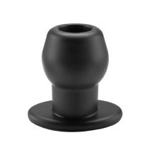 Perfect Fit Tunnel Plug XL Przezroczysty – anatomiczny korek tunelowy z otworem