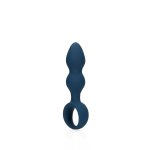 Loveline Korek anatomiczny średni Baltic Blue – silikon medyczny, kształt łezki, niebieski