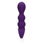 Loveline Wibrator anatomiczny Clear Purple – model łezka, silikonowy, regulacja wibracji