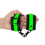 Ouch! Glow in the Dark – mankiety na kostki fluorescencyjne, regulowane, miękka wyściółka