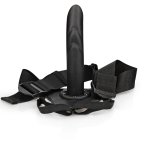 Ouch! Hollow Strap-On z Wypustkami 20 cm, Czarny, Regulowany, Anatomiczny