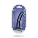 Ouch! Smooth Silicone Anatomiczny Model z Przyssawką 14,5 cm, Metaliczny Kolor