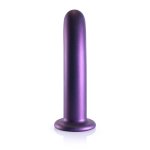 Ouch! Smooth Silicone Model 17 cm z Przyssawką, Metaliczny, Silikon Medyczny
