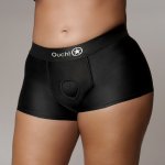 Ouch! Bokserki z paskiem XL/XXL, 10-stopniowy system wibracji, uniwersalny O-Ring