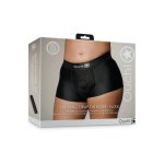 Ouch! Bokserki z paskiem XL/XXL, 10-stopniowy system wibracji, uniwersalny O-Ring