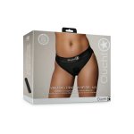 Ouch! Vibrating Strap-On Hipster M/L, majtki z wibracją i koronką, system O-Ring