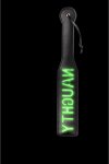 Ouch! Glow in the Dark, fluorescencyjne wiosło z napisem NAUGHTY, zielone