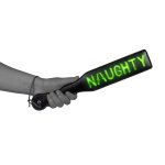 Ouch! Glow in the Dark, fluorescencyjne wiosło z napisem NAUGHTY, zielone