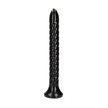 Ouch! Model Anal Snake 30 cm, drobno prążkowany, elastyczny z przyssawką