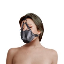 Ouch! Head Harness z osłoną ust i oddychającym kulkowym elementem, regulowany