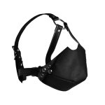 Ouch! Head Harness z osłoną ust i oddychającym kulkowym elementem, regulowany