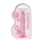 RealRock Crystal Clear 19 cm – przezroczysta maszyna intymna z anatomicznymi detalami