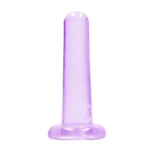 RealRock Crystal Clear 13,5 cm – przezroczysty model z przyssawką, anatomiczny, TPR