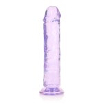 RealRock Crystal Clear model 20 cm – anatomiczny model z przyssawką, silikon medyczny