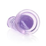 RealRock Crystal Clear model 20 cm – anatomiczny model z przyssawką, silikon medyczny