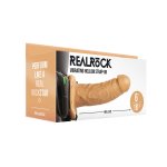 RealRock Hollow Strap-On 15,5 cm – paskowy system intymny z wielostopniowymi wibracjami