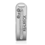 RealRock Crystal Clear – innowacyjny podwójny model intymny 34 cm, transparentny
