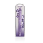 RealRock Crystal Clear – podwójny model anatomiczny 45 cm, przezroczysty, wodoodporny