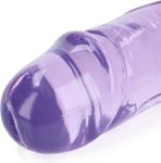 RealRock Crystal Clear – podwójny model anatomiczny 45 cm, przezroczysty, wodoodporny
