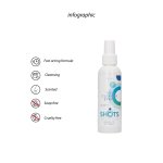 Shots Lubes Liquids Spray do Czyszczenia 150ml, Higiena Akcesoriów, Bez Alkoholu