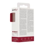 Shots Toys Korek anatomiczny cienki silikonowy czarny – smukły model z podstawą