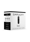 Shots Simplicity Mini Bullet – kompaktowy model wibrujący USB czarny, 10 trybów